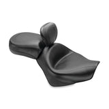 Mustang 04-21 Honda VT750 Aero Wide Touring 2PC Seat w/Driver Backrest - Black