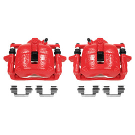 Power Stop 07-16 Mini Cooper Front Red Calipers w/Brackets - Pair