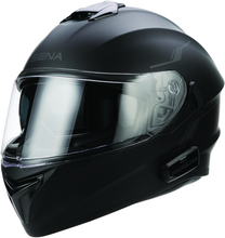 Load image into Gallery viewer, Sena Technologies Outforce Full Face Bluetooth Helmet Matte Black - Small
