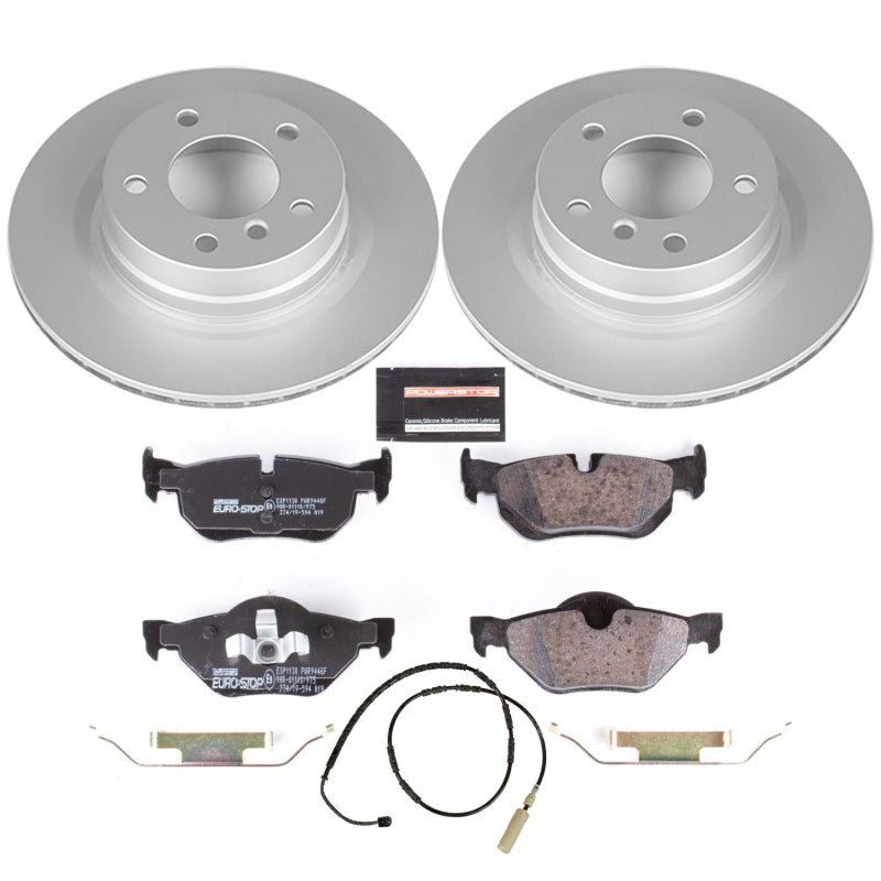 Power Stop 11-13 BMW 328i Rear Euro-Stop Brake Kit