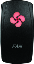 Load image into Gallery viewer, DragonFire Racing Lighted Switch Fan On/Off Red