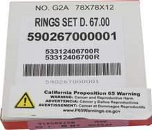 Load image into Gallery viewer, Vertex Pistons 88-06 YFS 200 Blaster Piston Ring - 1.00mm