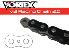 Load image into Gallery viewer, Vortex Racing V3 2.0 Chain 530RX3-150- Black