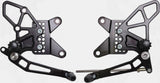 Rear Set Complete Blk Kaw