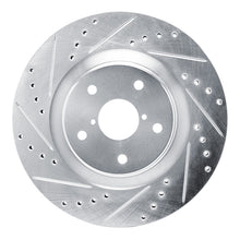 Load image into Gallery viewer, R1 2020-2025 Subaru WRX Front Left Drilled &amp; Slotted Silver Brake Rotor