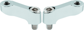 BikeMaster Yamaha Mirror Extension 10mm Pair - Chrome