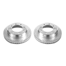 Load image into Gallery viewer, Power Stop 08-14 Ford E-150 Rear Evolution Drilled &amp; Slotted Rotors - Pair