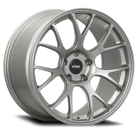 Konig Forged F1M 18X10.5 5X114.3 ET25 Ash Silver Knurled Bead