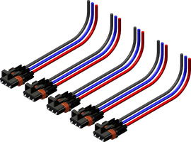 KFI Polaris Wire 3-Pin Harness 5 pk.