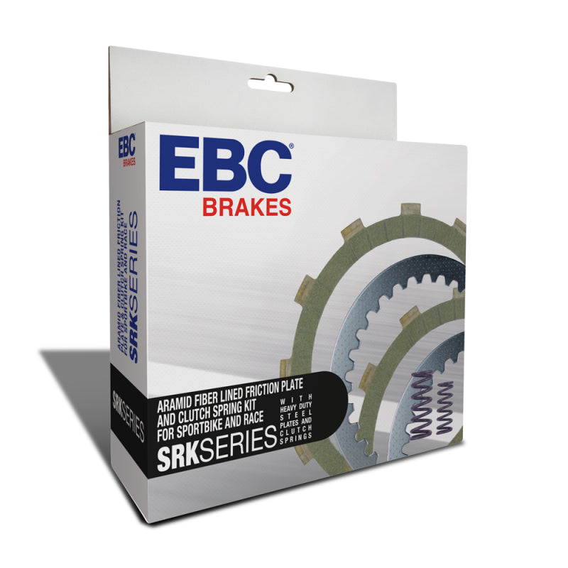 EBC 2017 Kawasaki EX 400 Ninja (400cc) SRK Aramid Fiber Sportbike Racing Clutch Kit - Mo-Moto