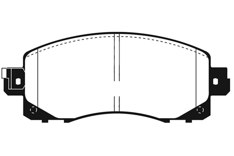 EBC 2018+ Subaru Crosstrek Redstuff Front Brake Pads - Mo-Moto