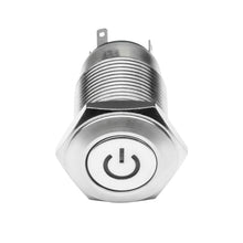 Load image into Gallery viewer, Oracle Pre-Wired Power Symbol On/Off Flush Mount LED Switch - Amber SEE WARRANTY