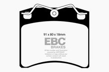Load image into Gallery viewer, EBC 96-98 Volkswagen Eurovan 2.5L (w/Vented Rotors) Ultimax2 Front Brake Pads