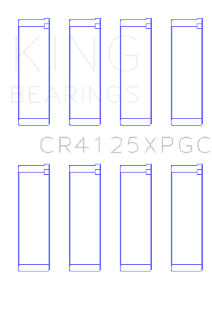 King Subaru EJ20/EJ22/EJ25 pMaxKote Performance Rod Bearing Set - Size +.026mm