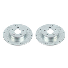 Load image into Gallery viewer, Power Stop 17-19 Infiniti QX30 Rear Evolution Drilled &amp; Slotted Rotors - Pair