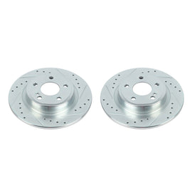 Power Stop 17-19 Infiniti QX30 Rear Evolution Drilled & Slotted Rotors - Pair