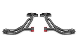 BMR 10-14 Ford Mustang Non-Adj. Lower A-Arms Delrin/Rod w/ 19mm Tall Ball Joint - Black Hammertone