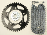 Sprocket/Chain Kit Stl/Alu 15/45t Blk Rx3 520-108l Blk