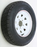 Trailer Tire And Wheel Assembly White