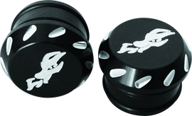 DragonFire Racing Billet Tube Endcap 1.5 in . - Black Anodized
