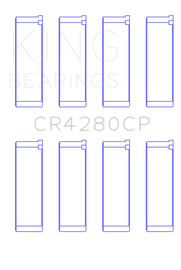 King Engine Bearings Subaru Ej20/Ej22/Ej25 (Incl. Turbo) (Size +0.50mm) Connecting Rod Bearing Set