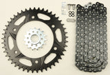 Sprocket/Chain Kit Stl/Alu 15/45t Blk Rx3 520-108l Blk