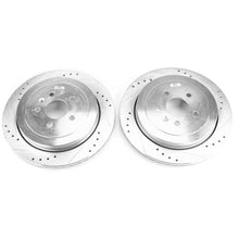 Load image into Gallery viewer, Power Stop 13-19 Lincoln MKT Rear Evolution Drilled &amp; Slotted Rotors - Pair