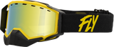 Zone Snow Goggle Black/Yellow W/ Gold Mirror/Yellow Lens