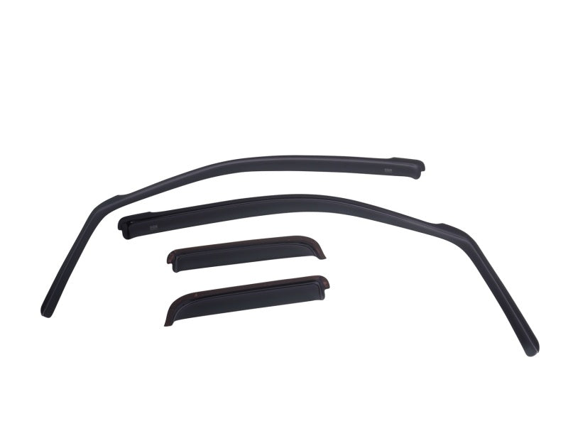 EGR 2019 Dodge Ram 1500 Crew Cab SlimLine In-Channel Window Visors Set of 4 - Dark Smoke - Mo-Moto