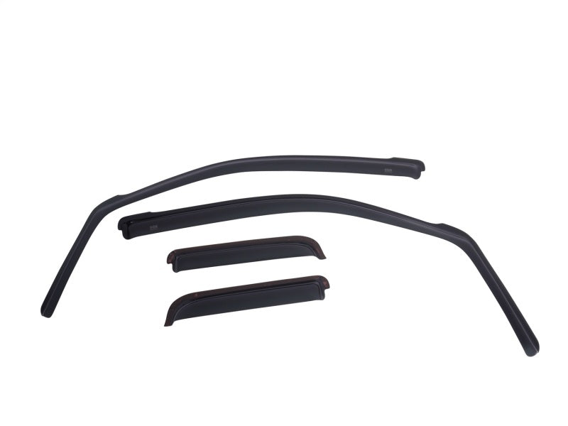 EGR 2019 Dodge Ram 1500 Crew Cab SlimLine In-Channel Window Visors Set of 4 - Dark Smoke - Mo-Moto