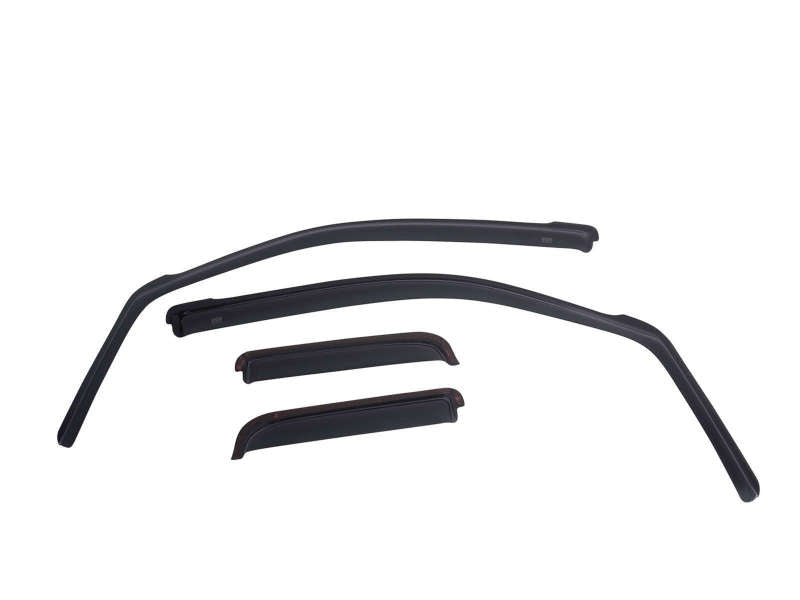 EGR 2019 Dodge Ram 1500 Crew Cab SlimLine In-Channel Window Visors Set of 4 - Dark Smoke - Mo-Moto