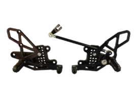 Vortex Racing 08-16 Honda CBR1000 RR Adjustable Rearsets- Black