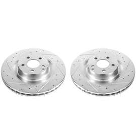 Power Stop 09-14 Mercedes-Benz CL550 Front Evolution Drilled & Slotted Rotors - Pair