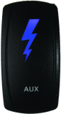 DragonFire Racing Lighted Switch Aux On/Off Blue Led