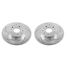 Load image into Gallery viewer, Power Stop 07-13 Suzuki SX4 Front Evolution Drilled &amp; Slotted Rotors - Pair