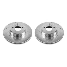 Load image into Gallery viewer, Power Stop 03-05 Land Rover Range Rover Front Evolution Drilled &amp; Slotted Rotors - Pair