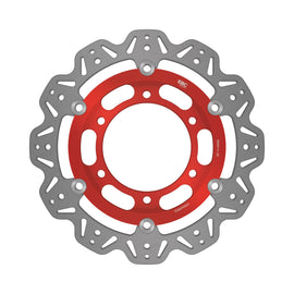 EBC 1992 Triumph Hinckley Daytona 750 3 cyl Front Left/Right Vee Floating Red Rotor
