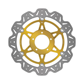 EBC 10-13 Ducati Monster 796 Front Left/Right Vee Floating Gold Rotor
