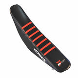 Seat Cover Black W/Red Ribs Hon