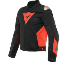 Load image into Gallery viewer, Dainese Energyca Air Tex Jacket Black/Fluorescent-Red Size - 54