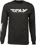 Fly Corporate Long Sleeve Tee Black Sm