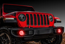 Load image into Gallery viewer, Oracle Jeep Wrangler JL/Gladiator JT LED Surface Mount Fog Light Halo Kit - ColorSHIFT SEE WARRANTY