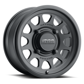 Method MR414 Bead Grip 15x7 / 5+2/38mm Offset / 4x156 / 132mm CB Matte Black Wheel