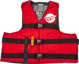Nylon Flotation Vest Red/White Sm/Md