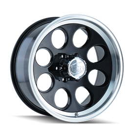 ION Type 171 15x10 / 6x139.7 BP / -38mm Offset / 106mm Hub Black/Machined Wheel