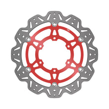Load image into Gallery viewer, EBC 17-21 Suzuki GSX-R 1000 A (w/ABS/Brembo Radial Caliper) Front Left/Right Vee Floating Red Rotor