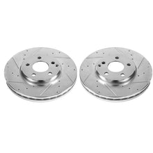 Load image into Gallery viewer, Power Stop 04-05 Mercedes-Benz E320 Front Evolution Drilled &amp; Slotted Rotors - Pair