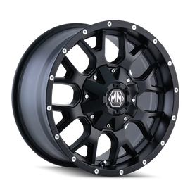 Mayhem 8015 Warrior 22x12 / 6x135 BP / -44mm Offset / 106mm Hub Matte Black Wheel