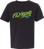 Youth Fly Khaos Tee Black Yl