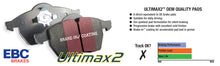 Load image into Gallery viewer, EBC 2016+ Jaguar XE-Type 2.0T Ultimax2 Front Brake Pads (Use w/ 12.4in Rotors)
